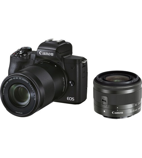 Canon EOS M50 Mark II Kit 15-45mm + 55-200mm